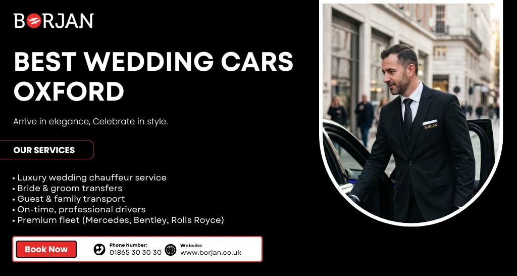 Best Wedding Cars Oxford – Luxury Chauffeur-Driven Wedding Car Hire
